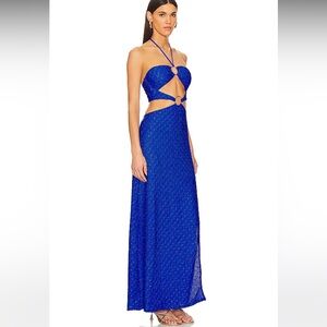Luli Fama Blue Maxi Dress